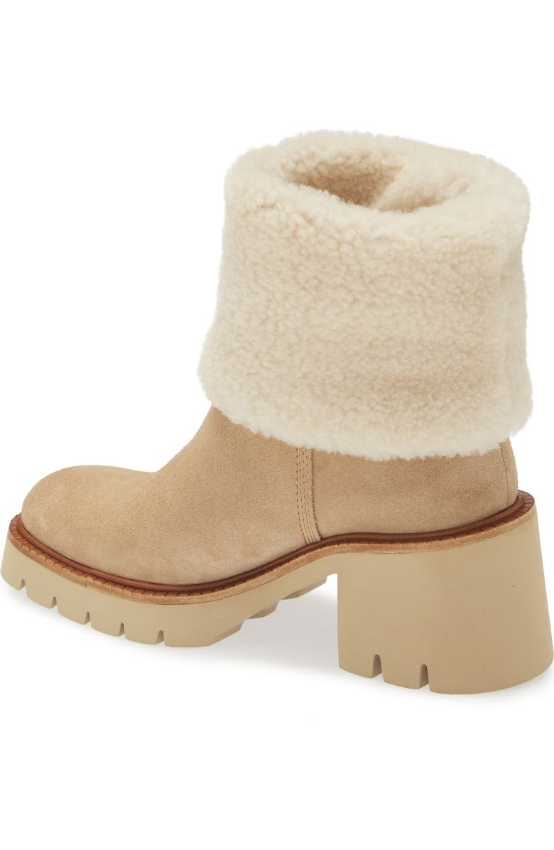 Pedro Garcia Zarela Wool Cuff Bootie, Alternate, color, Rope Castoro-Shrlng