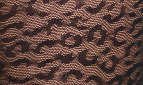 Spanx ® Iconic Leopard Fishnet Tights In Black