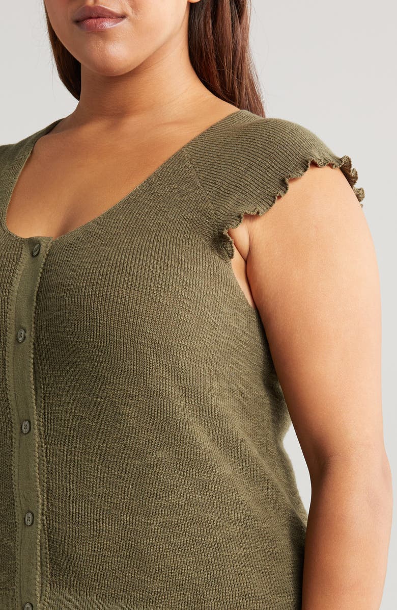 Treasure & Bond Cap Sleeve Cardigan, Alternate, color, 