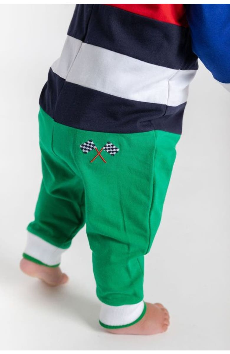 Florence Eiseman Jersey Knit Longall With Race Car, Alternate, color, Multicolor