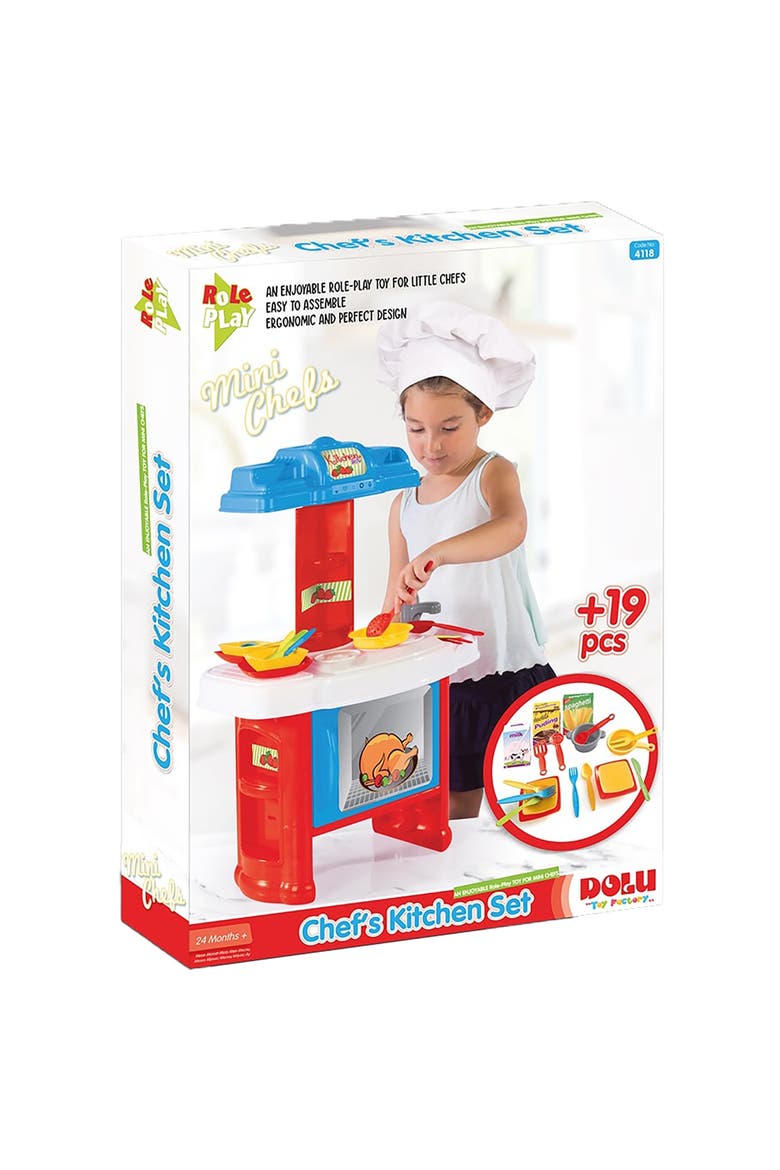 Chef's Kitchen Set, 20 Pieces, Kids & Toddlers 2+, Alternate, color, Multicolored