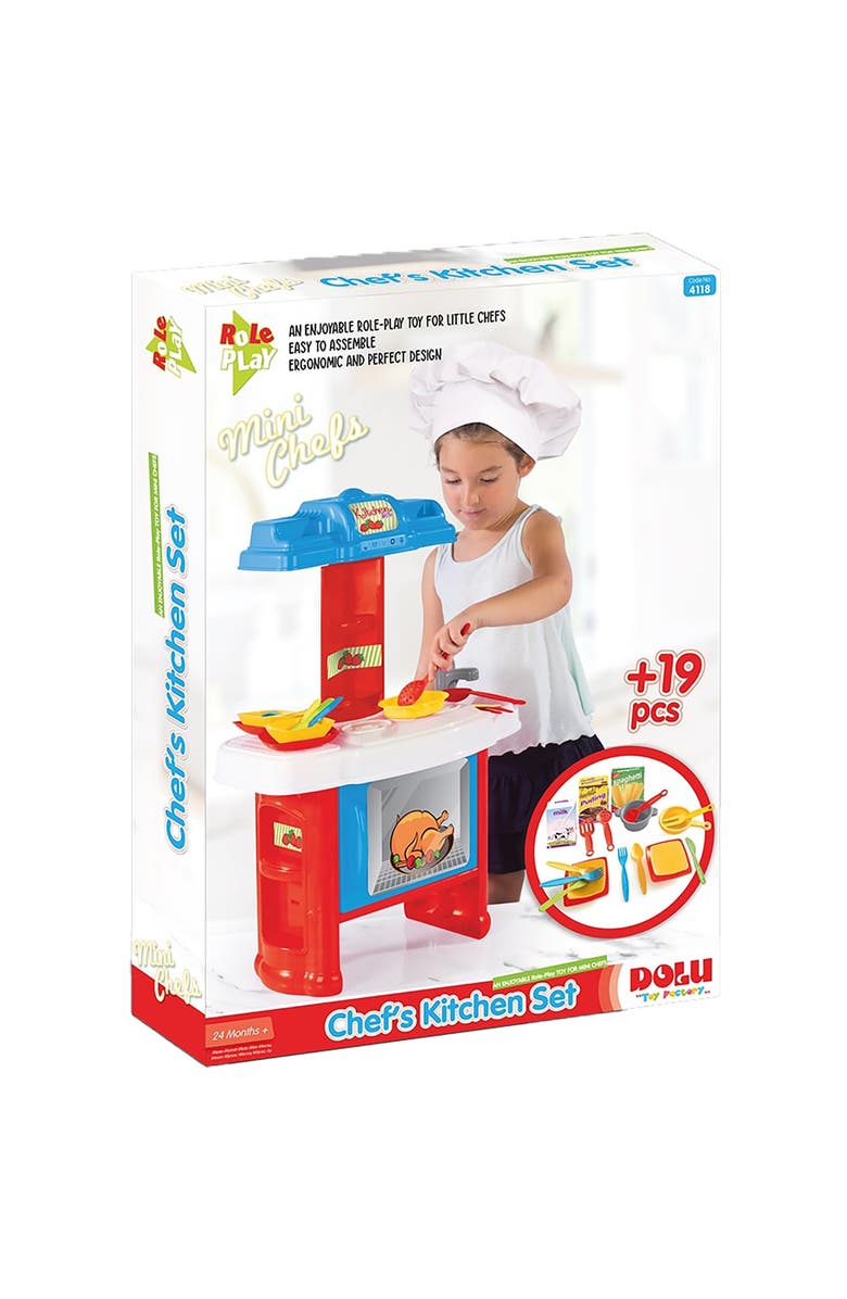 Dolu Chef's Kitchen Set, 20 Pieces, Kids & Toddlers 2+, Alternate, color, Multicolored
