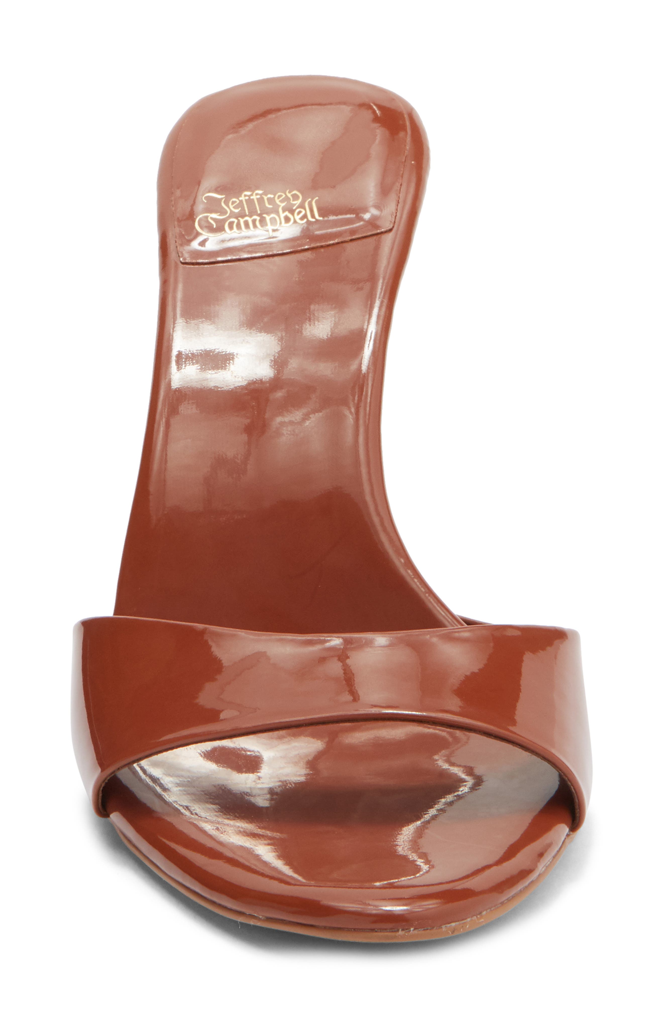 Ce-Soire Slide Sandal, Alternate, color, CARAMEL PATENT