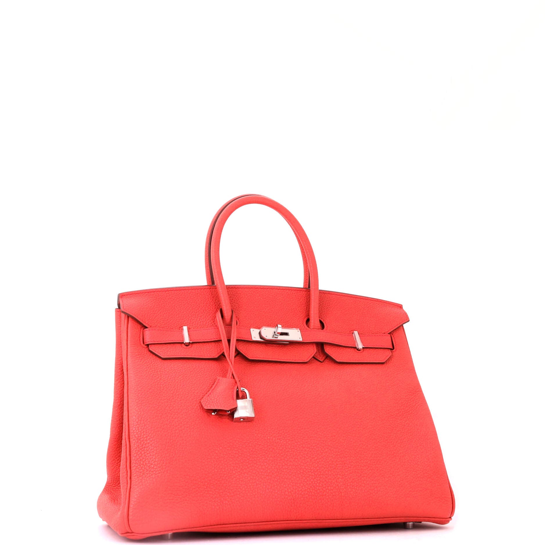 Birkin Handbag Pink Togo with Palladium Hardware 35, Alternate, color, Bougainvillier