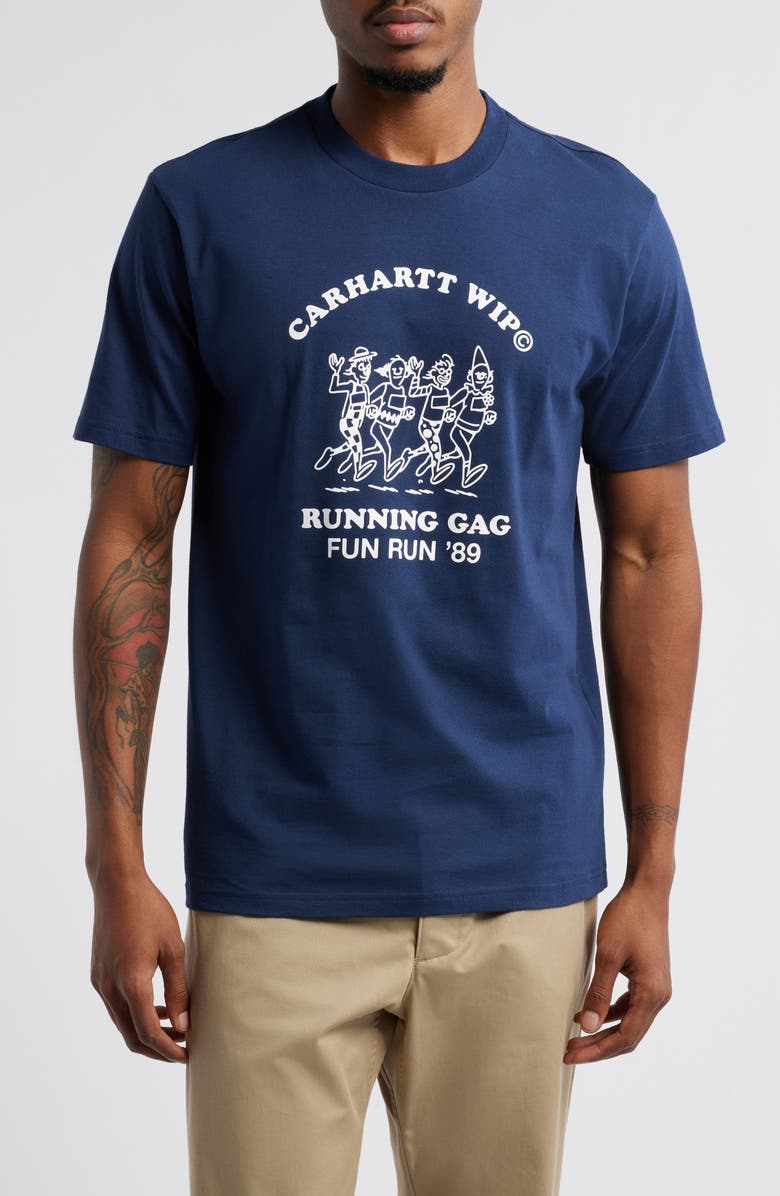 Carhartt Work In Progress Fun Run Organic Cotton Graphic T-Shirt, Main, color, 
