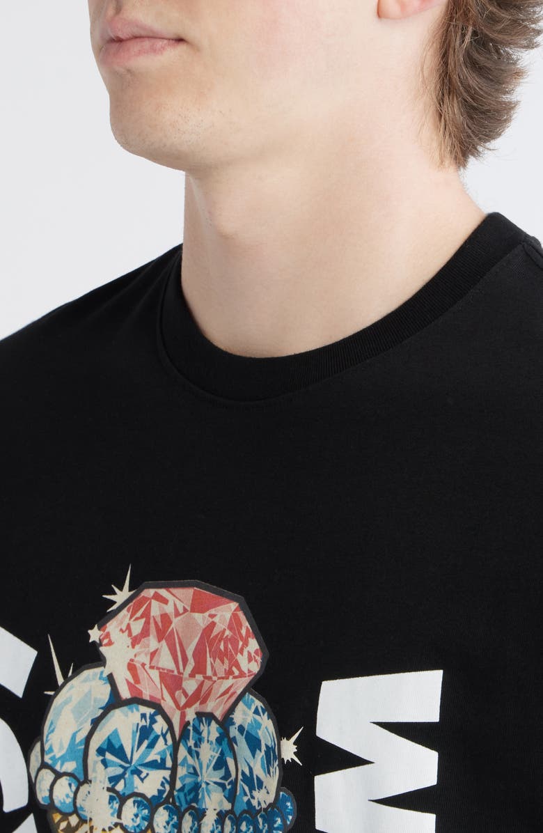 ICECREAM Bouquet Cotton T-Shirt, Alternate, color, Black