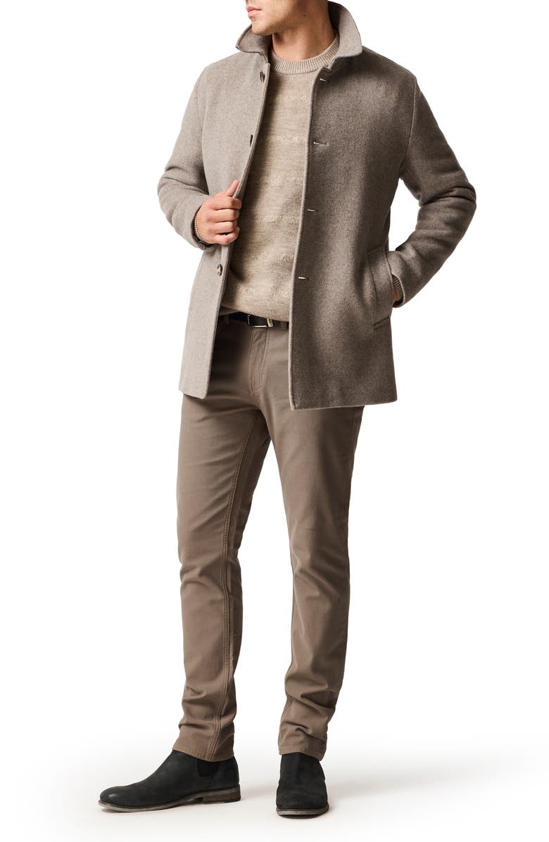 Rodd & Gunn Fitchett Wool Blend Coat, Alternate, color, Natural