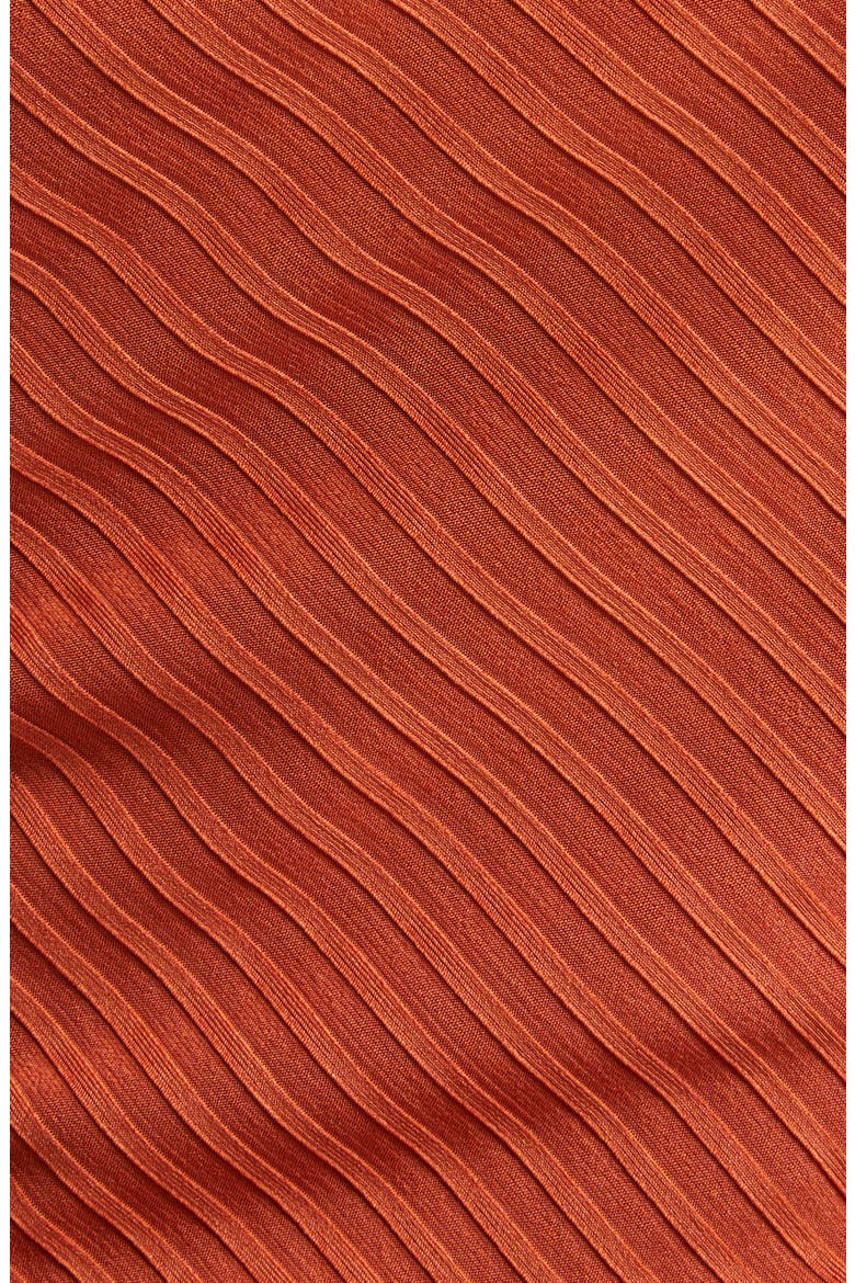 Benja Asymmetric Ruched Dress, Alternate, color, AMBER
