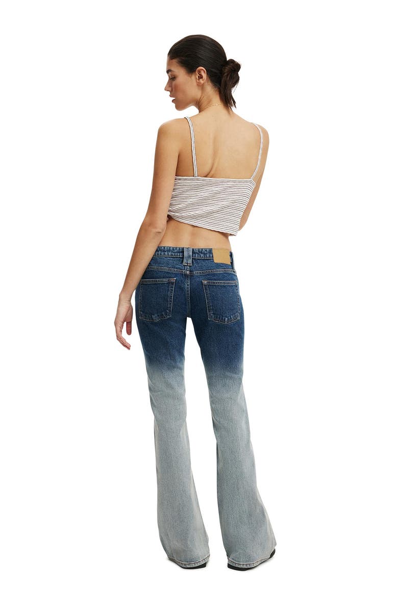 Cotton On Women's Low Rise Bootcut Jean, Alternate, color, Ombre Blue