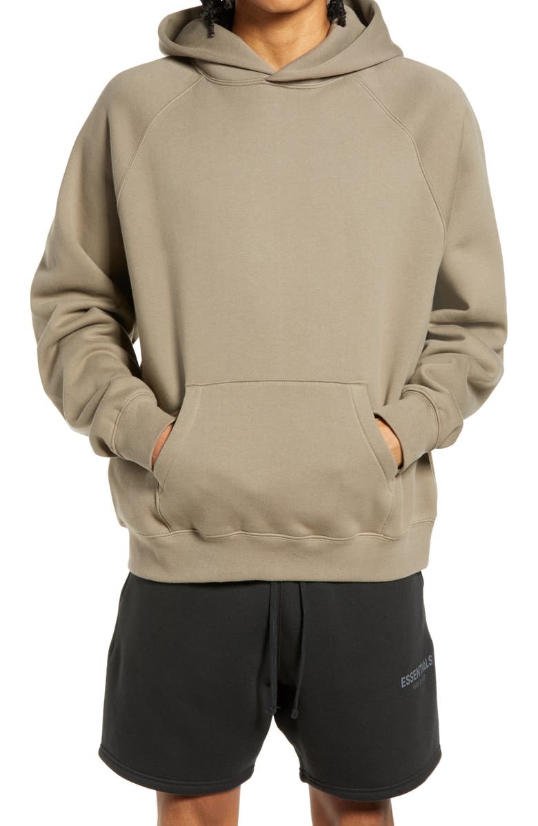 PacSun Fear of God Essentials Unisex Fleece Logo Hoodie, Main, color, 