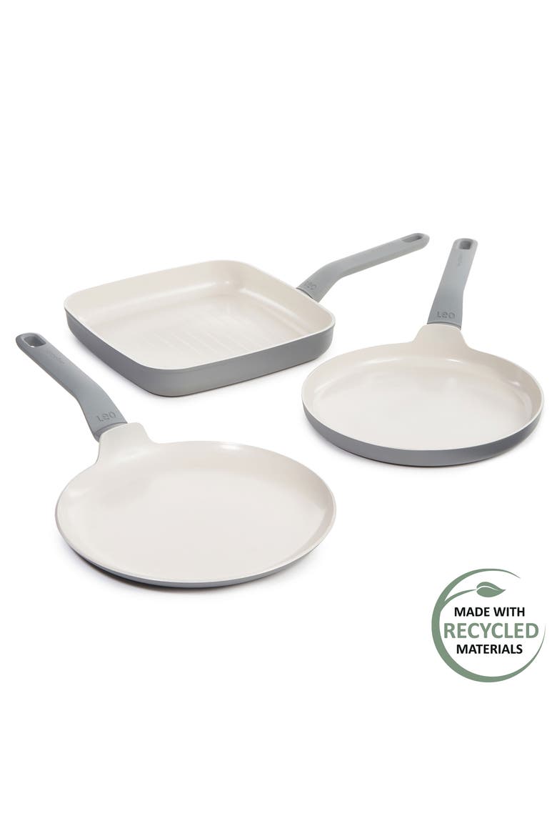 Leo Balance 3-Piece Specialty Cookware Set, Alternate, color, MOONMIST