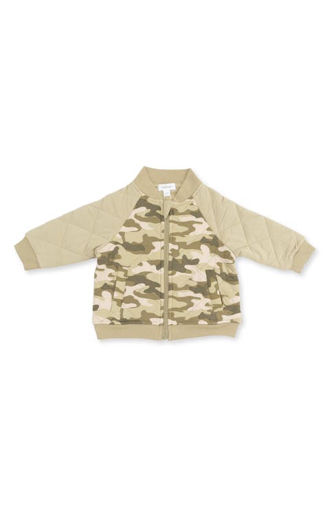 Kids' Camo Print Bomber Jacket