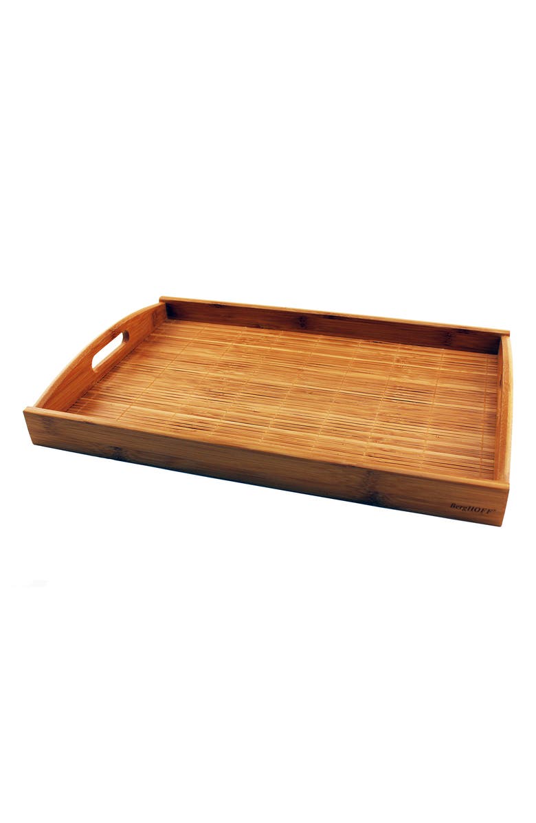 BergHOFF INTERNATIONAL 17.5" Bamboo Serving Tray, Main, color, Natural