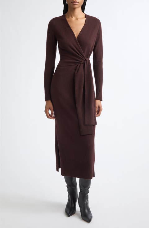 Salomez Merino Wool & Cashmere Knit Dress