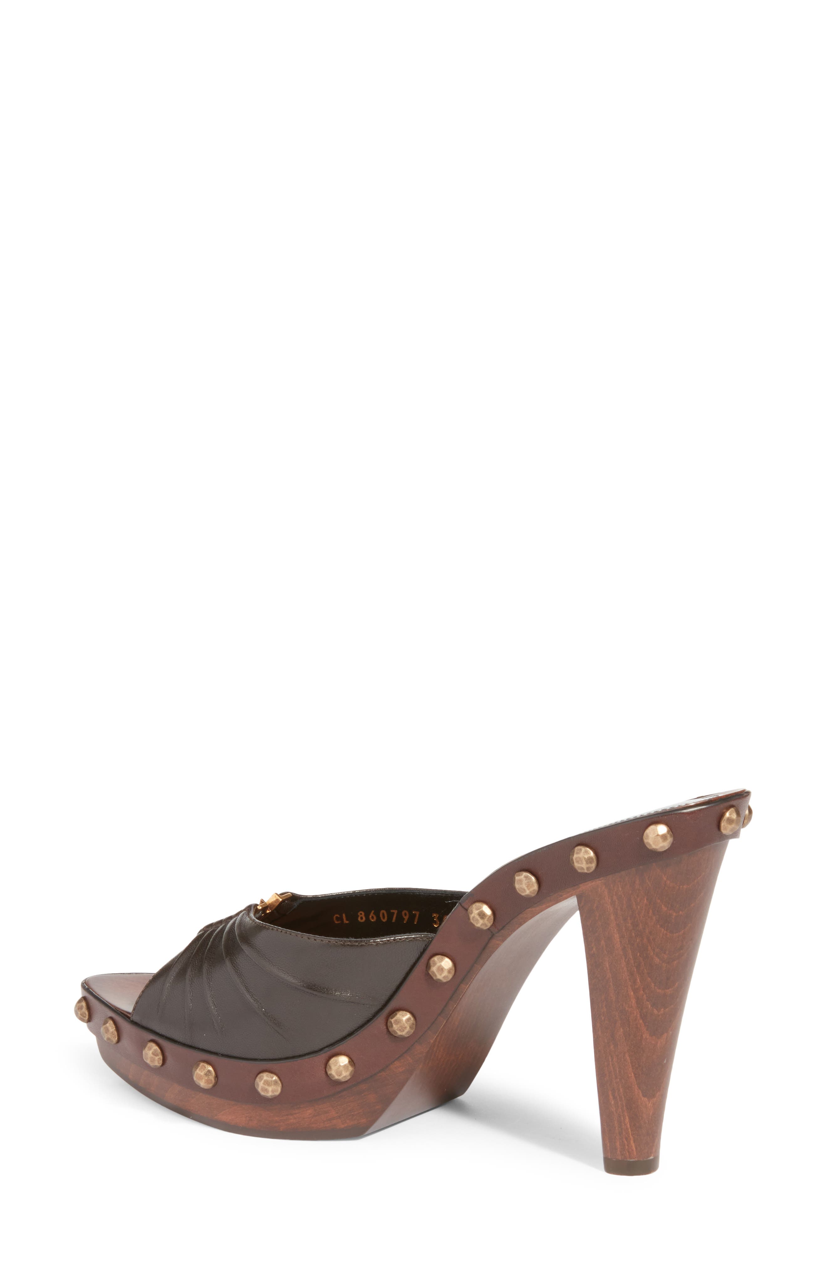 Babylone Clog Sandal, Alternate, color, BROWN