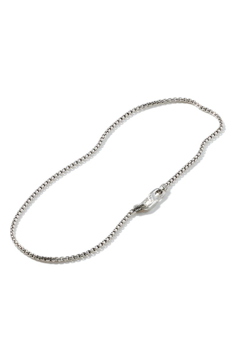 John Hardy Men's Classic Box Chain 4mm Necklace, Main, color,