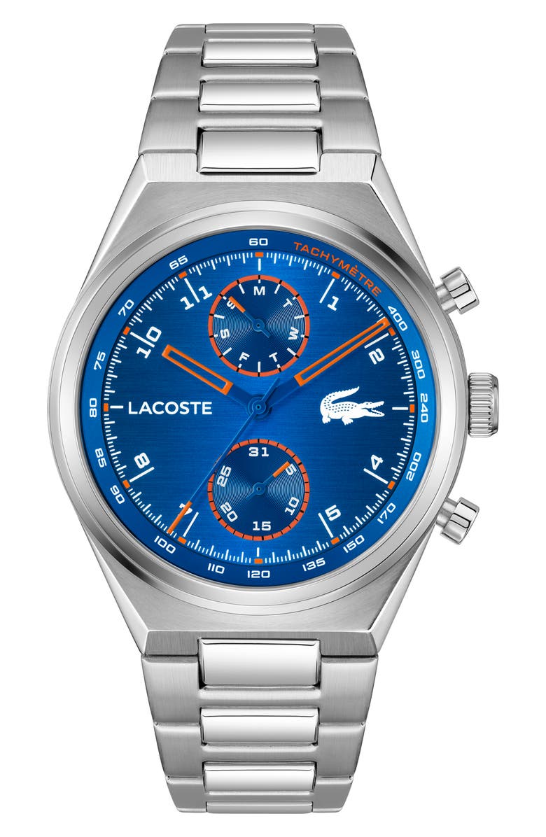 Lacoste Line Racer Multifunction Bracelet Watch, 43mm, Main, color, 