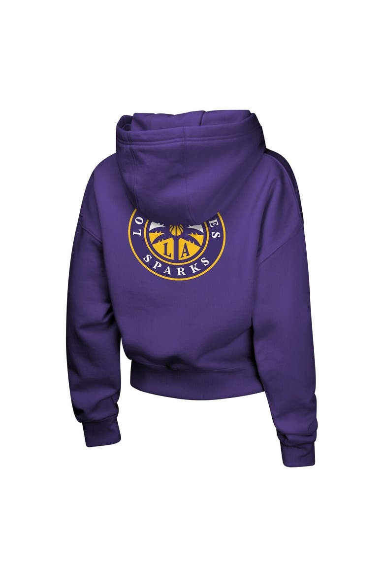 Girls Youth  Purple Los Angeles Sparks Closer Pullover Hoodie, Alternate, color, Purple
