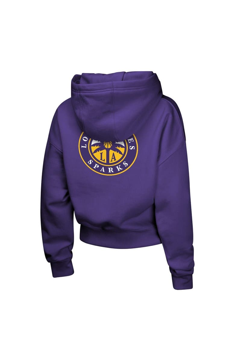 Outerstuff Girls Youth  Purple Los Angeles Sparks Closer Pullover Hoodie, Alternate, color, Purple