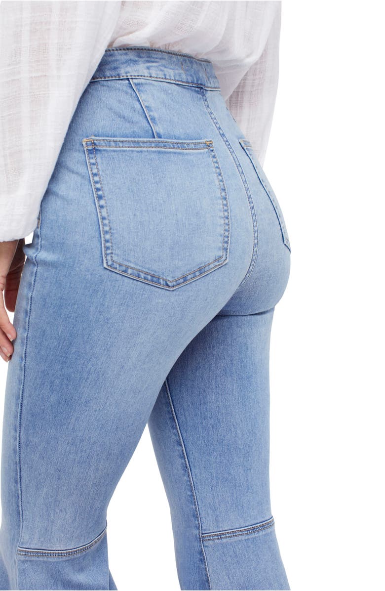 Free People We the Free Just Float On High Waist Flare Jeans, Alternate, color,