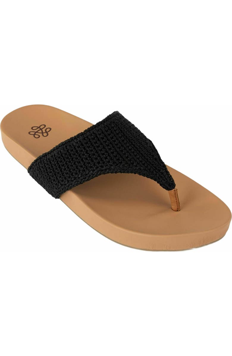 The Sak Everly Sandal, Alternate, color, Black Crochet