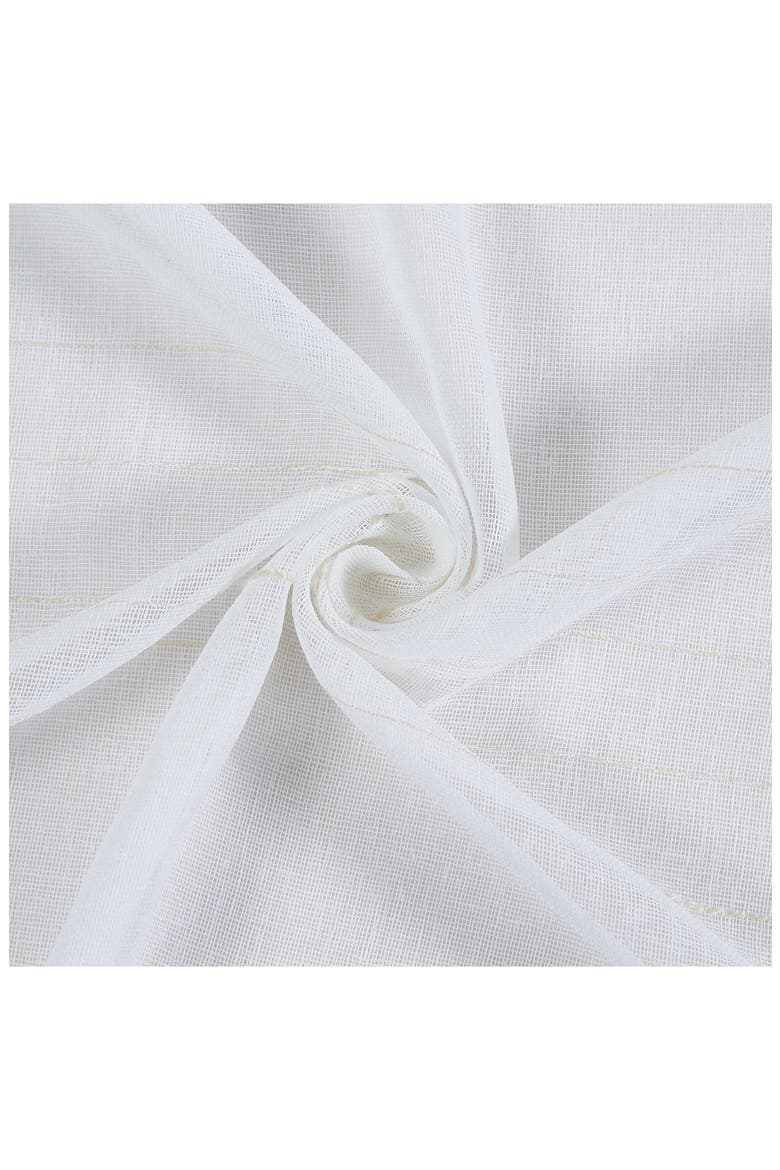 Lisa Textured Stripe Shower Curtain, Alternate, color, LINEN