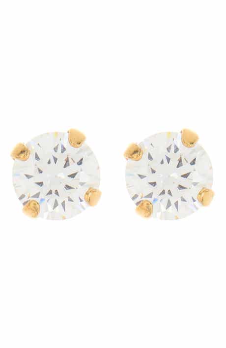 Sterling Forever CZ Stud Earrings