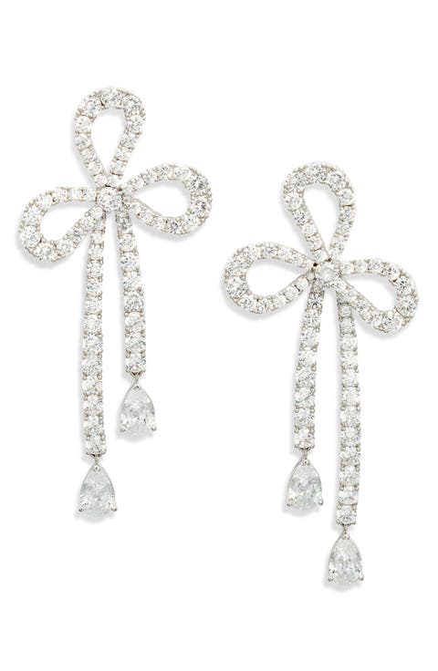 Bow Drop Earrings