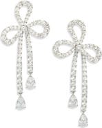 Nadri Bow Drop Earrings