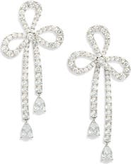 Nadri Bow Drop Earrings