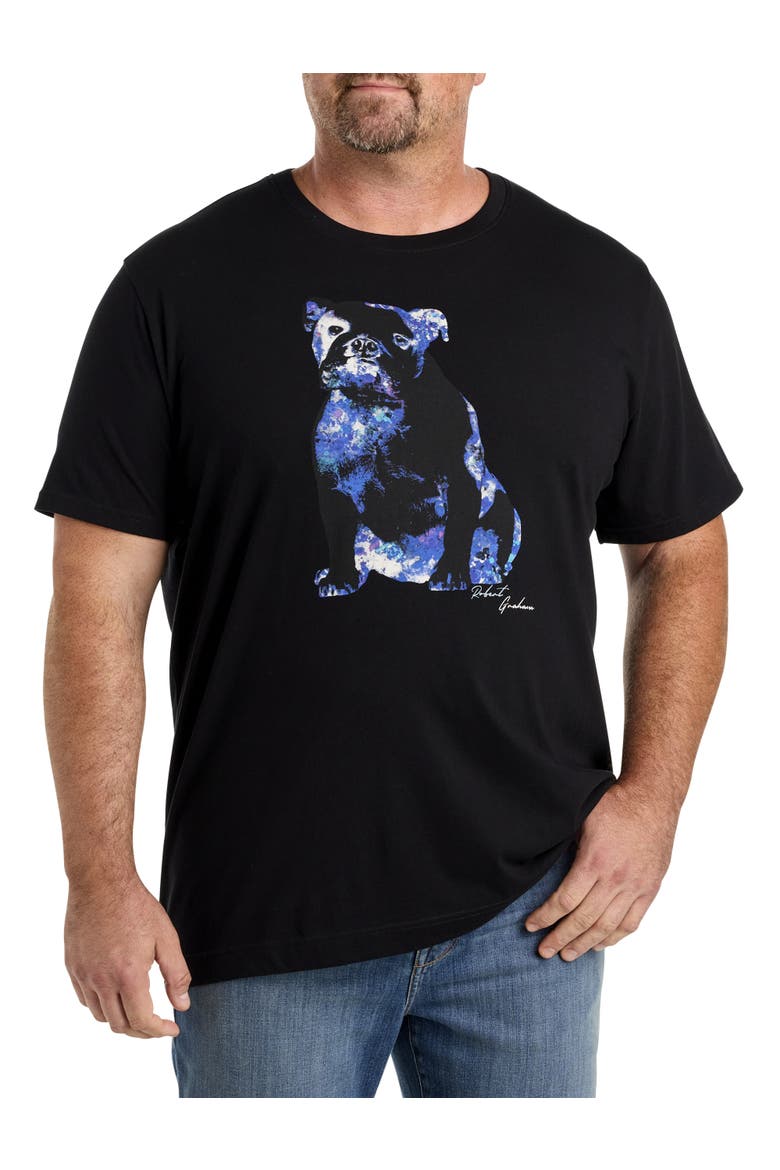 Big & Tall X-Ray Graham Graphic Tee, Main, color, BLACK