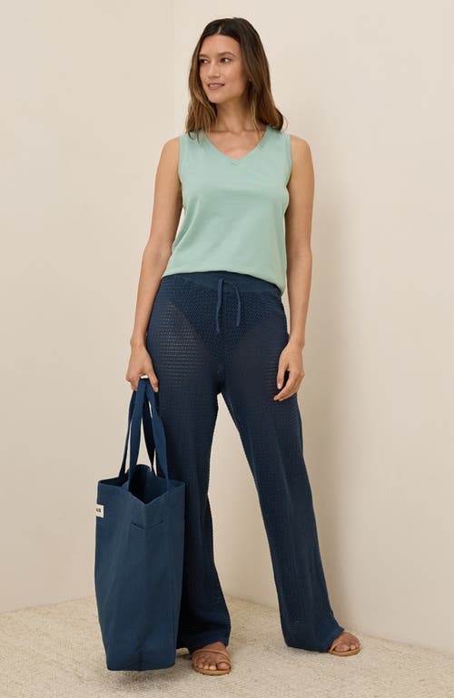 Pact Organic Cotton Softspun V-neck Tank In Green