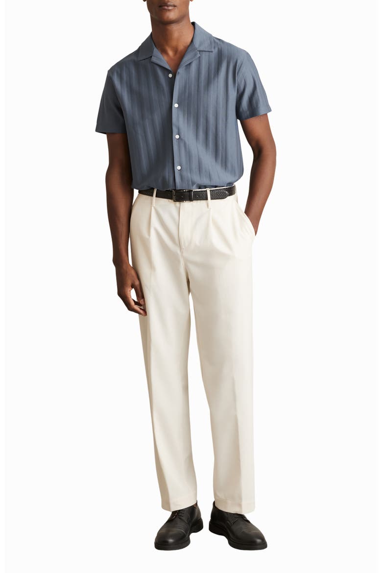 Sampson Short Sleeve Woven Shirt, Alternate, color, AIRFORCE BLUE