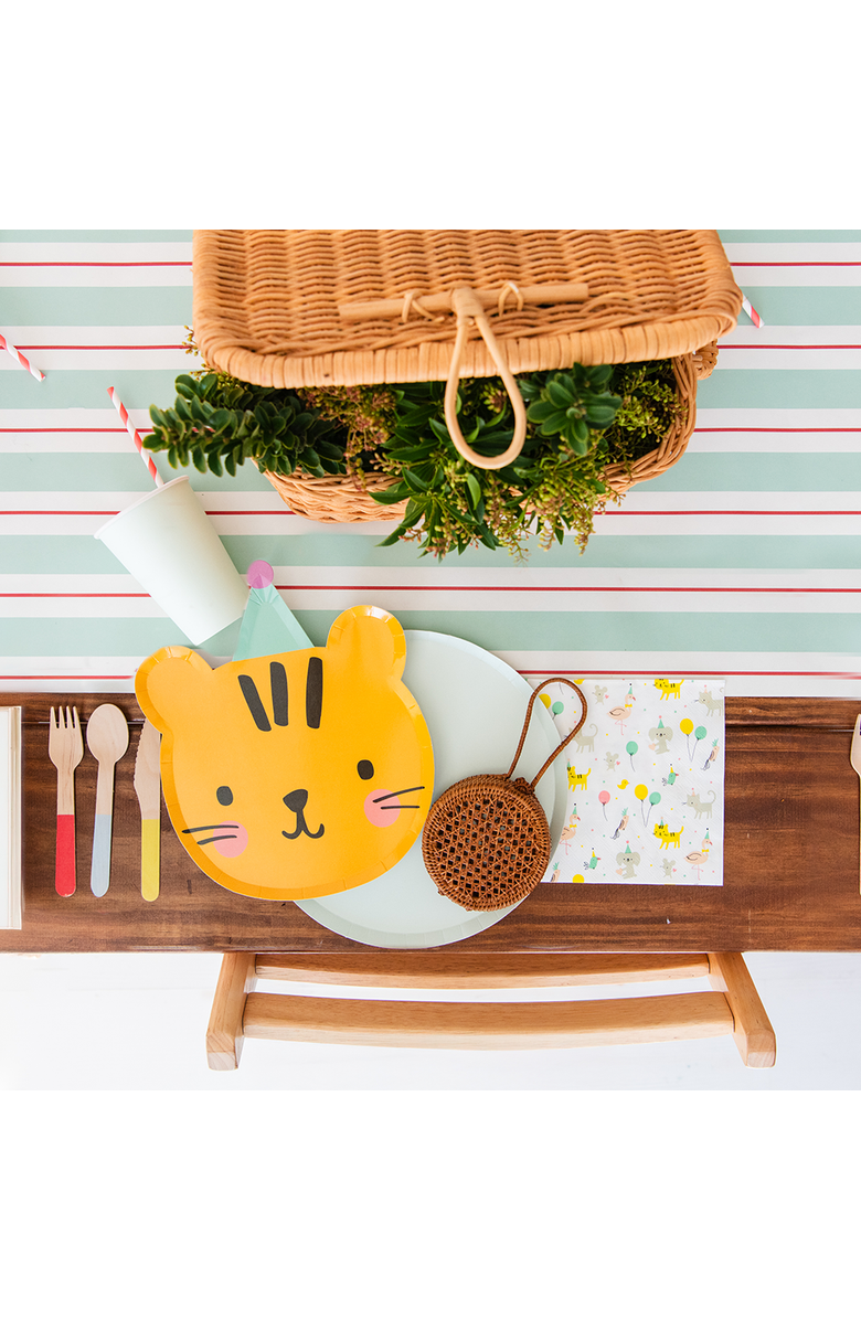 Daydream Society Little Celebrations Tiger Large Plates, Alternate, color, Assorted Pre-Pack