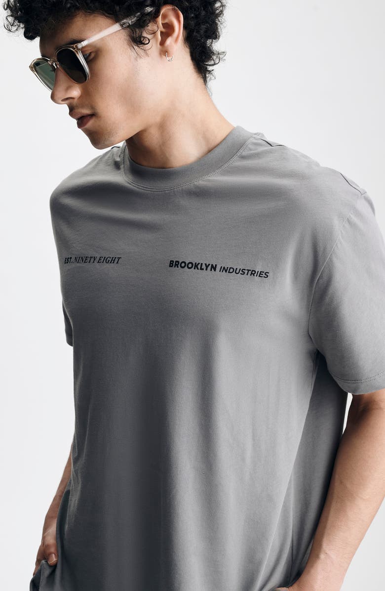 Brooklyn Industries Loose Fit Cotton Graphic T-Shirt, Alternate, color, 