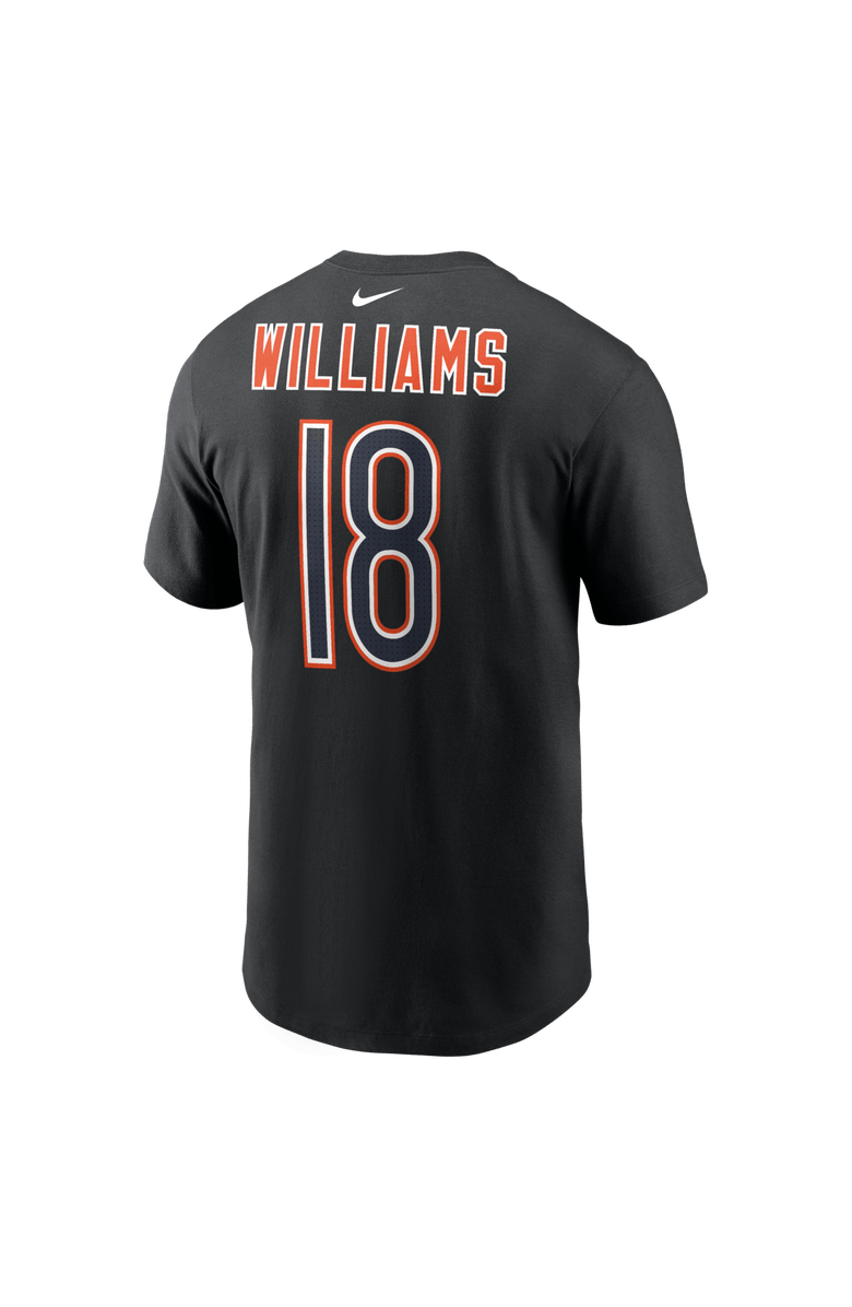 Nike Men's Nike Caleb Williams Black Chicago Bears Carbon Name & Number T-Shirt, Alternate, color, Black