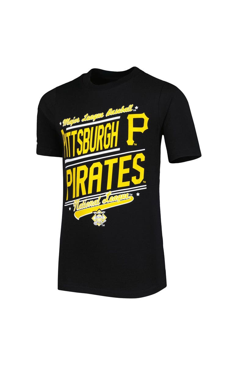 STITCHES Youth Stitches Black/White Pittsburgh Pirates Combo T-Shirt Set, Alternate, color, 