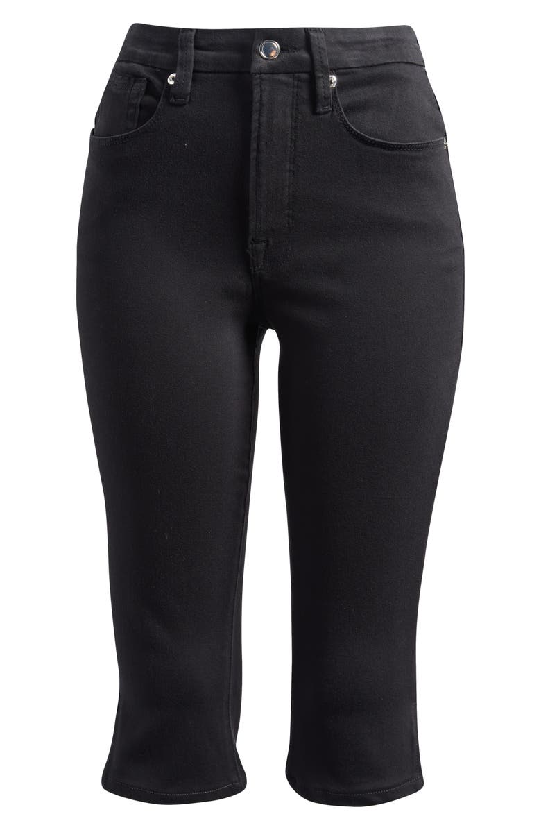 Good American Good Capri JeanS, Alternate, color, Black001