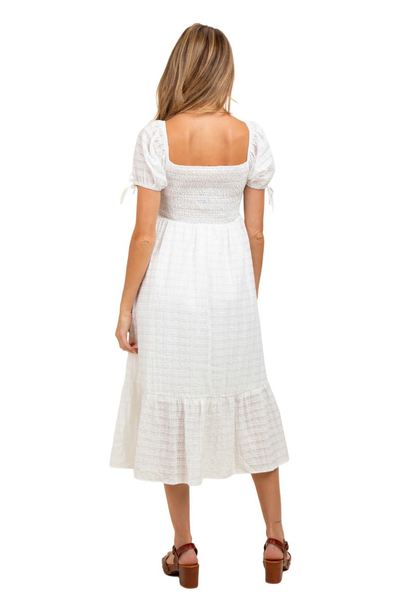 PinkBlush Solid Sweet Heart Dress, Alternate, color, Ivory