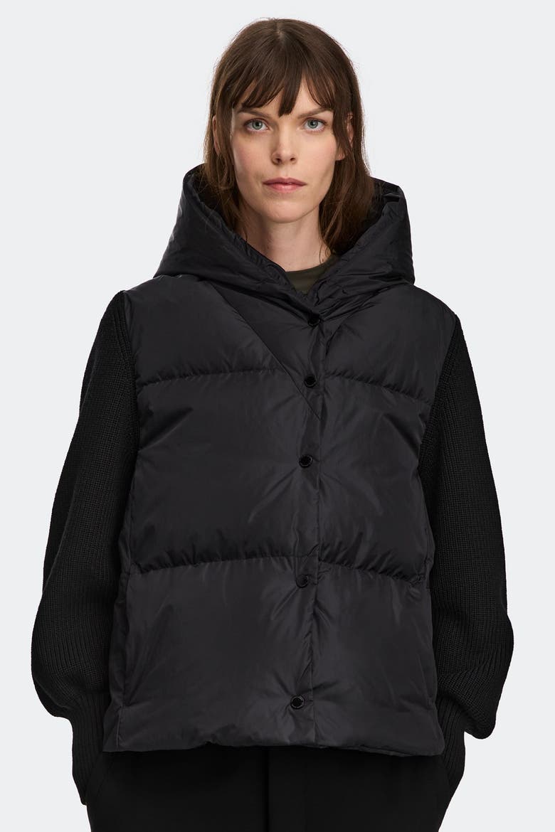 HyBridge® Astoria Knit Hoodie, Alternate, color, Black