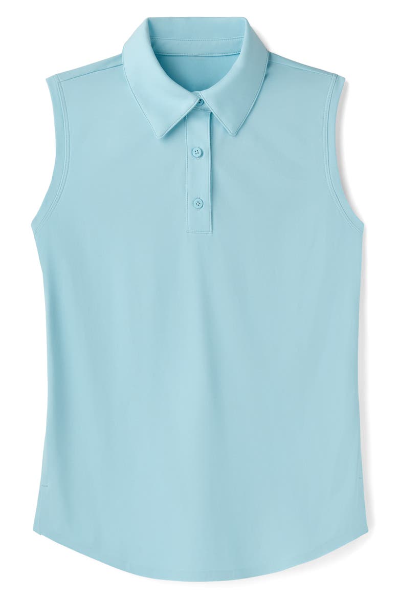 Course to Court Sleeveless Polo, Alternate, color, POOL BLUE