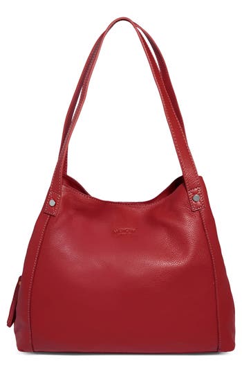 American Leather Co. Liberty Shopper Bag In Red