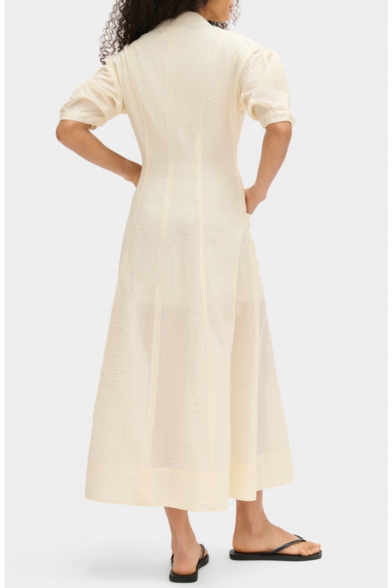 Tracy Cotton Blend Dress, Alternate, color, WHITE