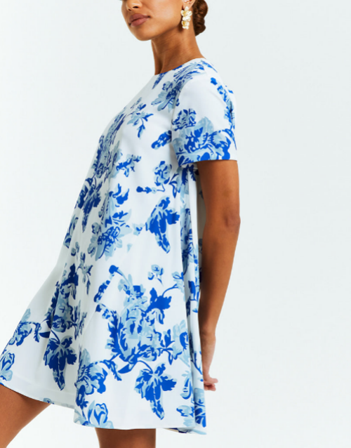 Mestiza New York Women's Cecily Floral Minidress In Blue