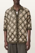 AllSaints Morena Knit Short Sleeve Cardigan