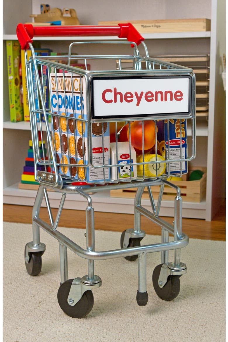 Personalized Shopping Cart, Main, color, RED