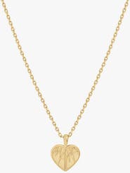 Bearfruit Jewelry 14k Gold Plated Mama Heart Necklace Gift Idea