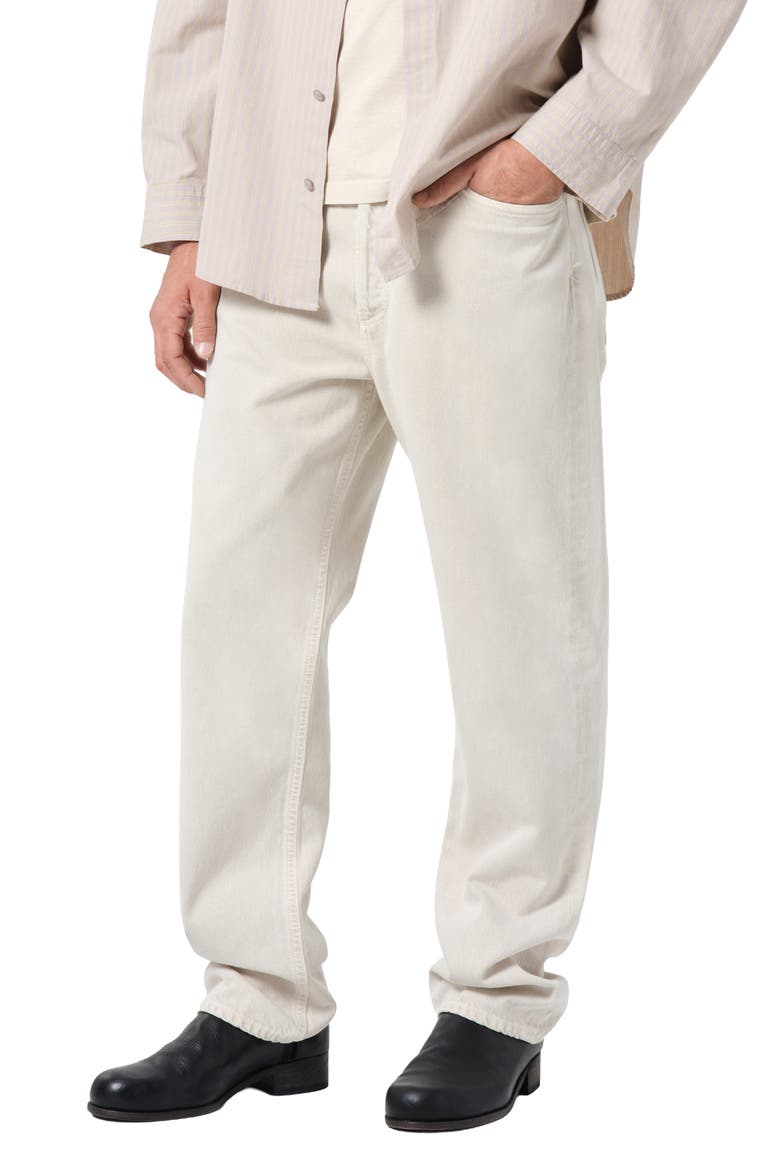 '90s Straight Leg Jeans, Main, color, BONE AGED WHITE