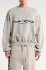 Fear of God Essentials Logo Graphic Print Relaxed Sweatshirt