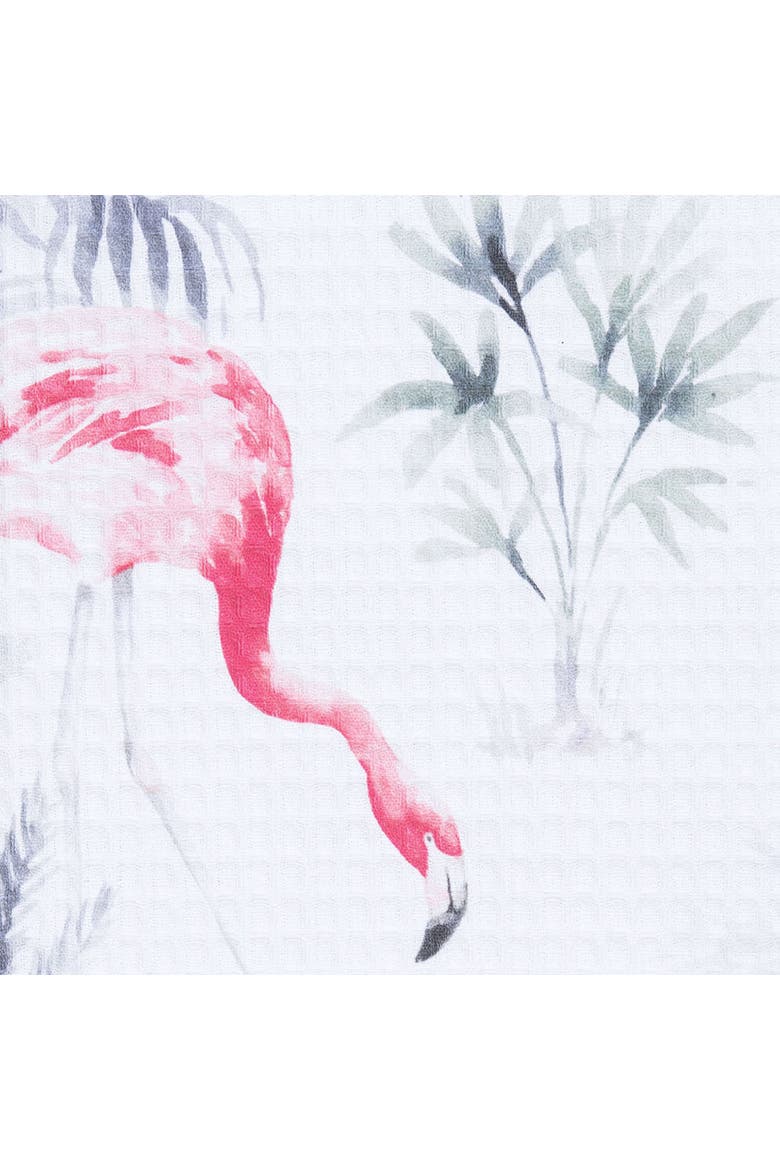 27" x 18" Flamingo Kitchen and Bathroom Graphic Print Hand Towel, Alternate, color, Pink